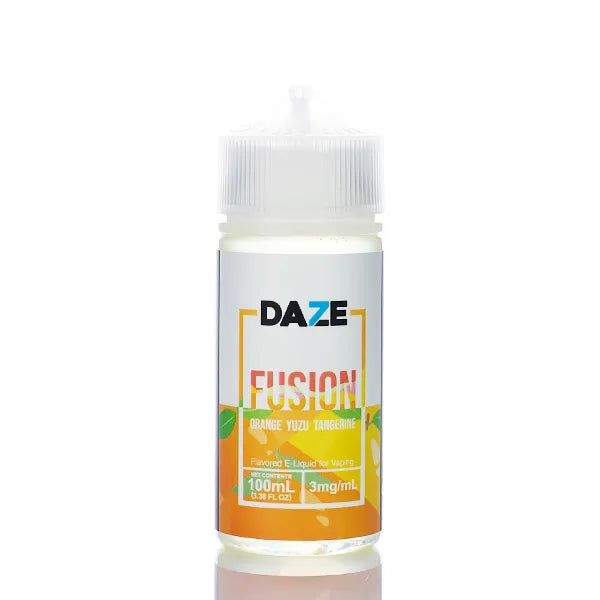 7 Daze Fusion TFN - Orange Yuzu Tangerine - 100ml - Black Coral